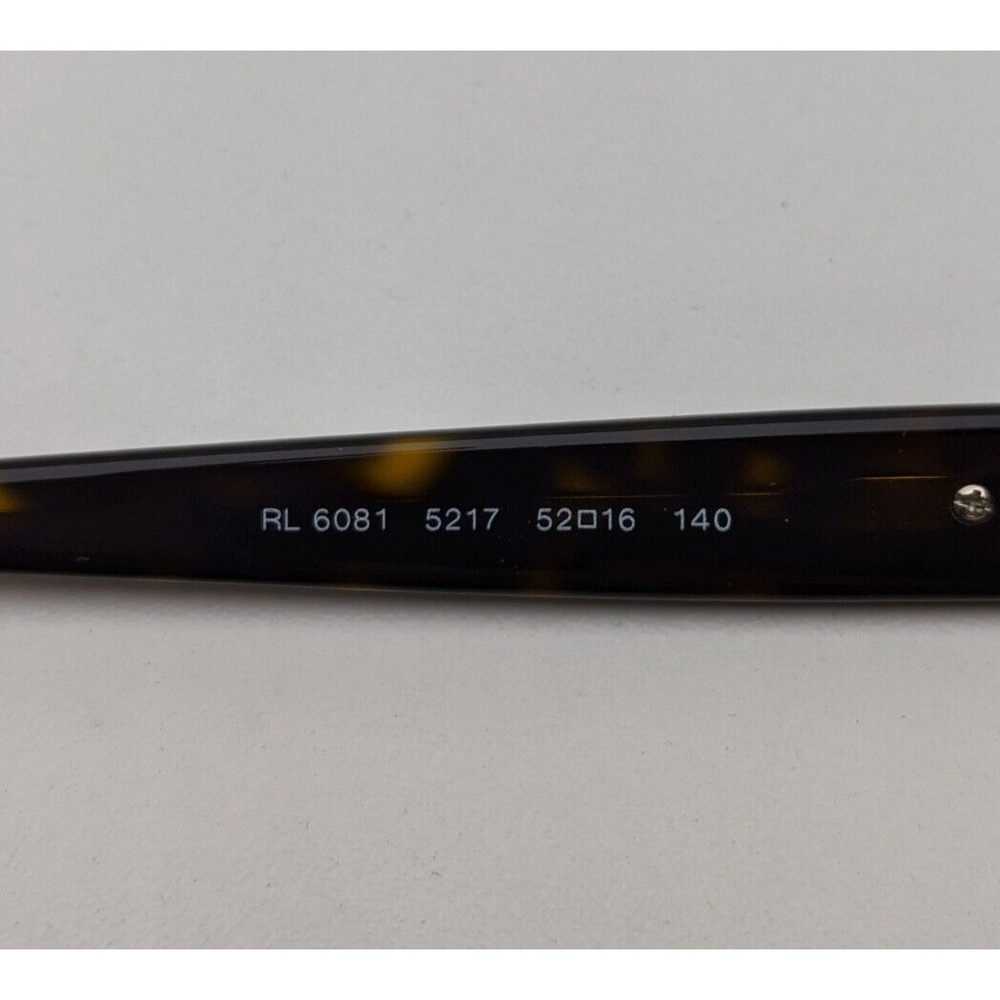 🕶️Made in Italy! Ralph Lauren RL6081 Eyeglasses 52/16 140 /KAK855🕶️​ - Picture 5 of 9
